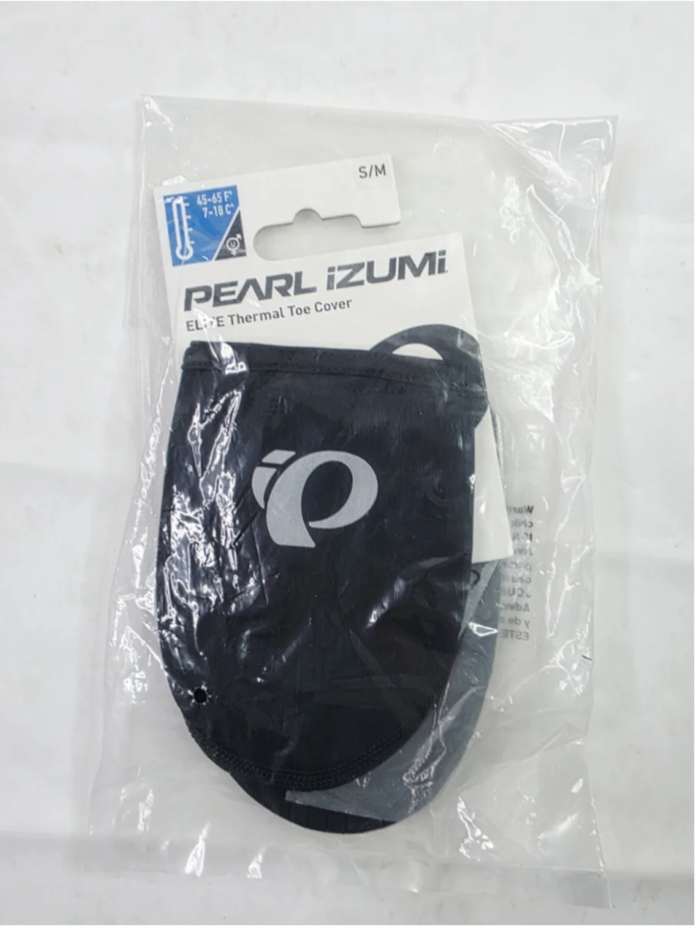 Pearl Izumi Cycling Elite Thermal Toe Covers Black Size S/M